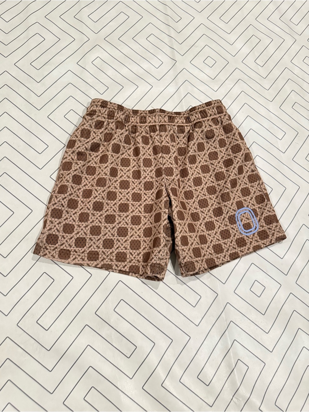 Overtime Mesh Basket Weave Athletic Shorts